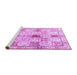 Sideview of Machine Washable Persian Purple Traditional Area Rugs, wshtr3380pur