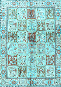 Persian Light Blue Traditional Rug, tr3380lblu