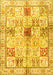 Persian Yellow Traditional Rug, tr3380yw