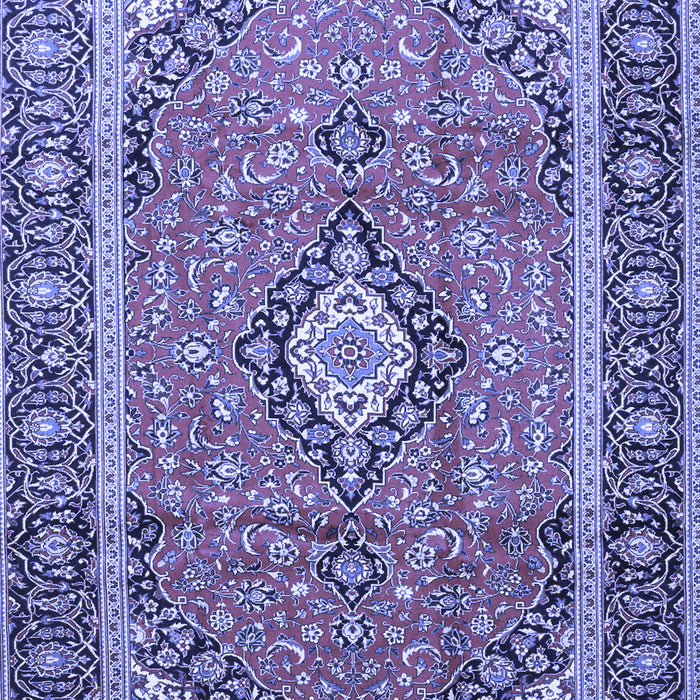Medallion Blue Traditional Rug, tr3381blu