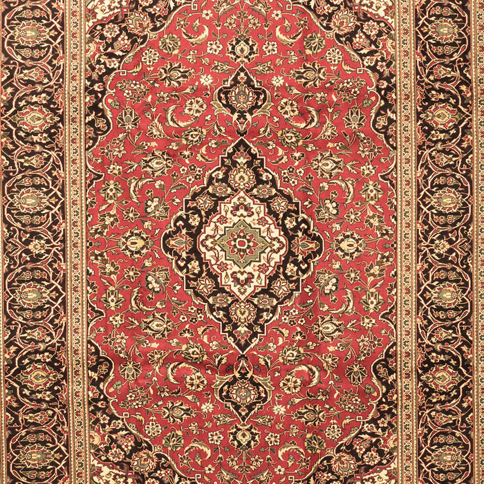 Medallion Brown Traditional Rug, tr3381brn