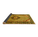 Sideview of Persian Yellow Traditional Rug, tr3382yw