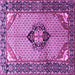 Square Persian Purple Traditional Rug, tr3382pur