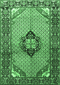 Persian Emerald Green Traditional Rug, tr3382emgrn