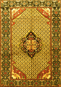 Persian Yellow Traditional Rug, tr3382yw