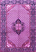 Machine Washable Persian Purple Traditional Area Rugs, wshtr3382pur