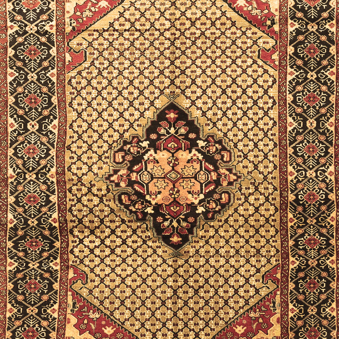 Machine Washable Persian Brown Traditional Rug, wshtr3382brn