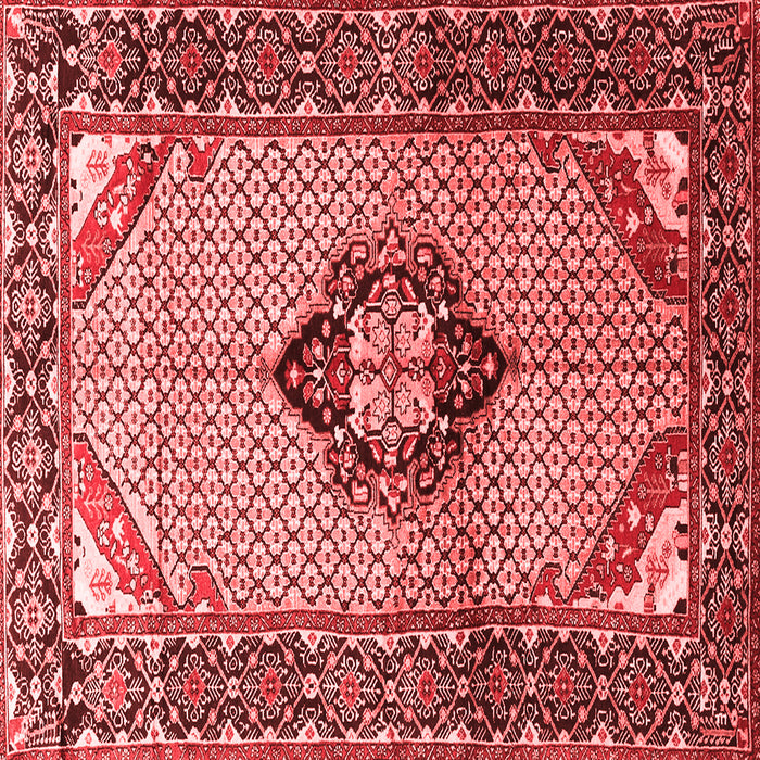 Machine Washable Persian Red Traditional Rug, wshtr3382red