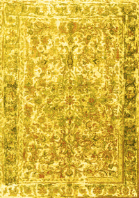 Persian Yellow Traditional Rug, tr3383yw