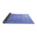 Sideview of Persian Blue Traditional Rug, tr3384blu