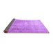 Sideview of Persian Purple Traditional Rug, tr3384pur