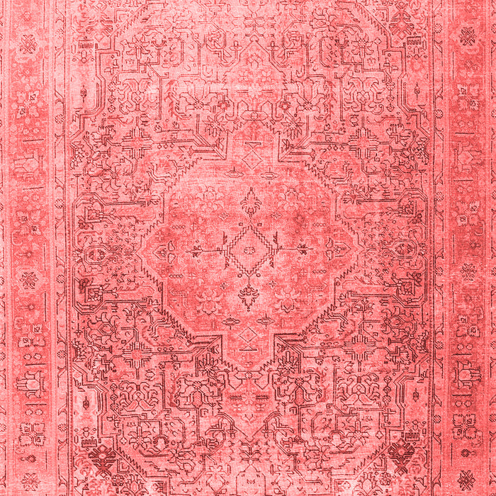 Machine Washable Persian Red Traditional Rug, wshtr3384red