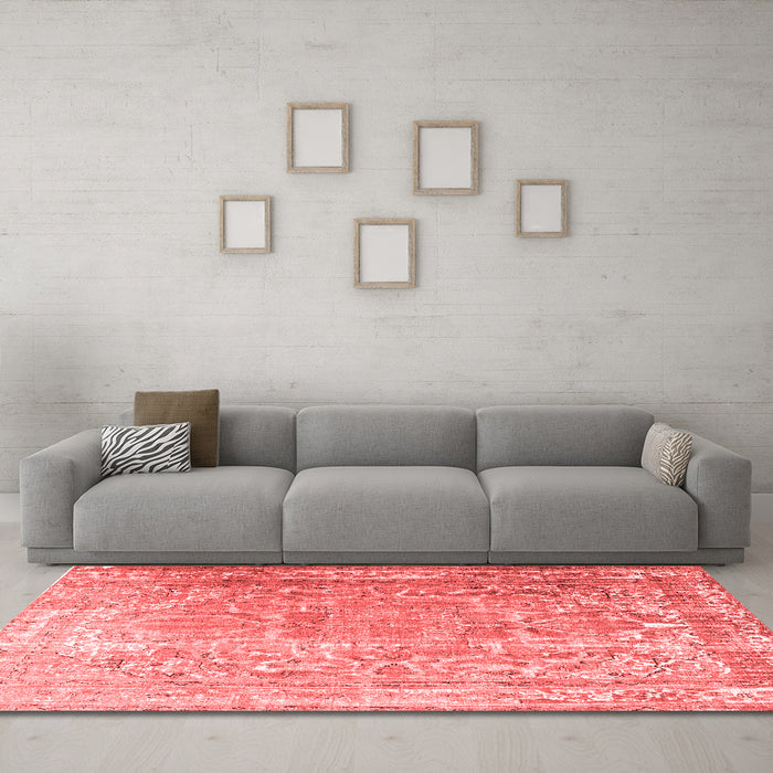 Traditional Red Washable Rugs