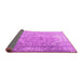 Sideview of Persian Pink Traditional Rug, tr3385pnk