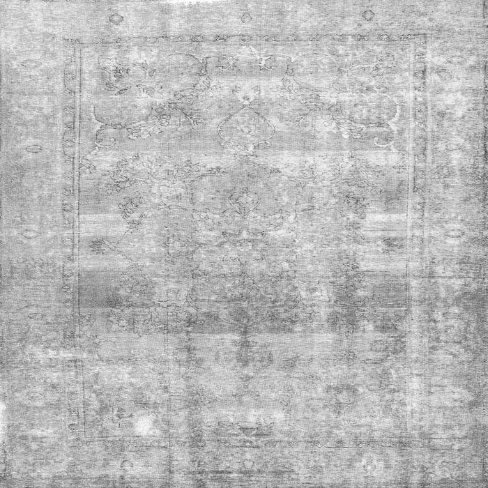 Serging Thickness of Persian Gray Traditional Rug, tr3386gry