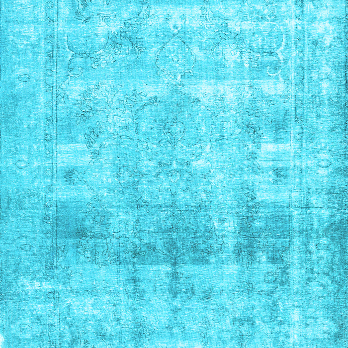 Machine Washable Persian Light Blue Traditional Rug, wshtr3386lblu