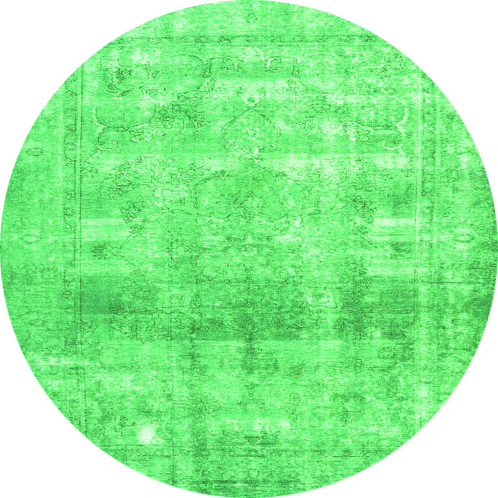 Machine Washable Persian Green Traditional Area Rugs, wshtr3386grn