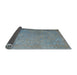 Sideview of Traditional Slate Granite Gray Persian Rug, tr3387