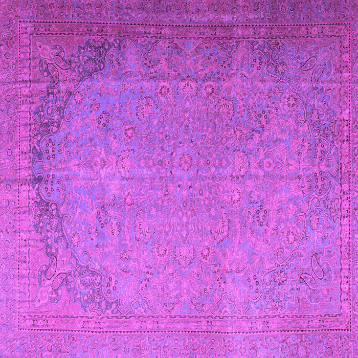 Square Persian Pink Traditional Rug, tr3387pnk