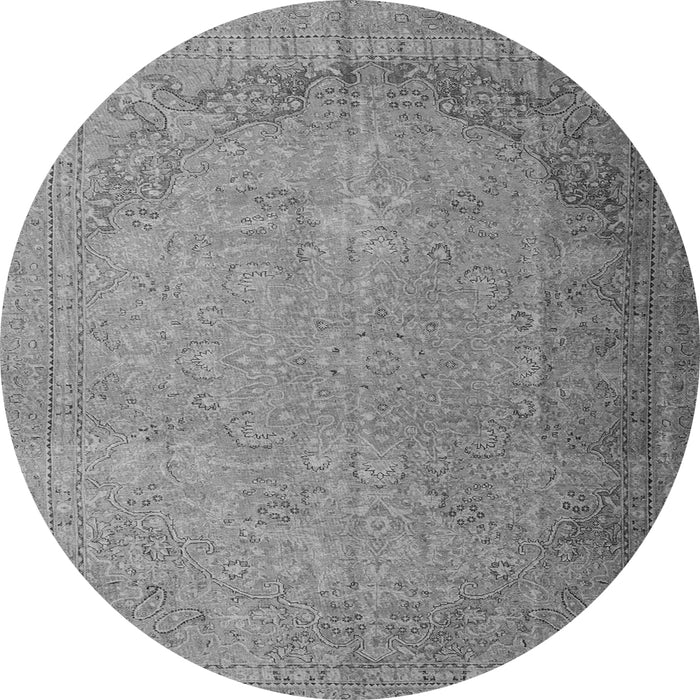 Machine Washable Persian Gray Traditional Rug, wshtr3387gry