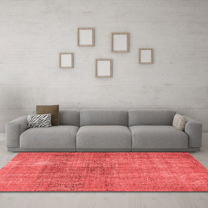 Traditional Red Washable Rugs