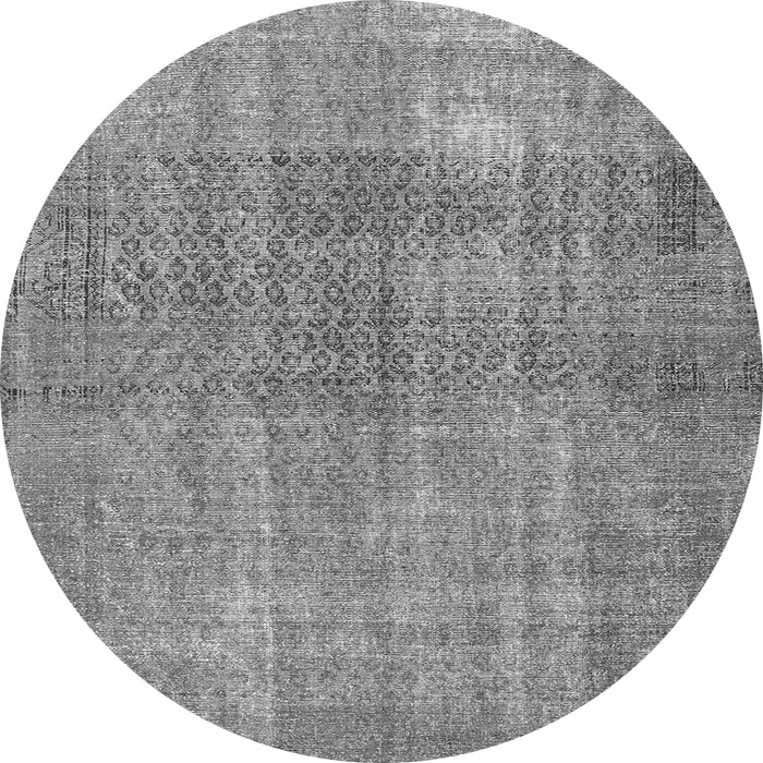 Square Persian Gray Traditional Rug, tr3388gry