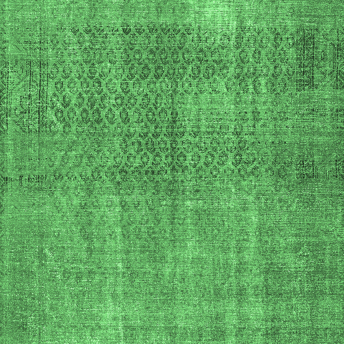 Machine Washable Persian Emerald Green Traditional Area Rugs, wshtr3388emgrn