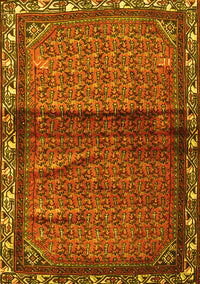 Persian Yellow Traditional Rug, tr3389yw