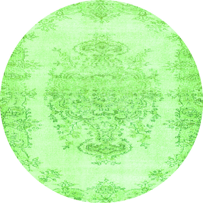 Machine Washable Persian Green Traditional Area Rugs, wshtr338grn