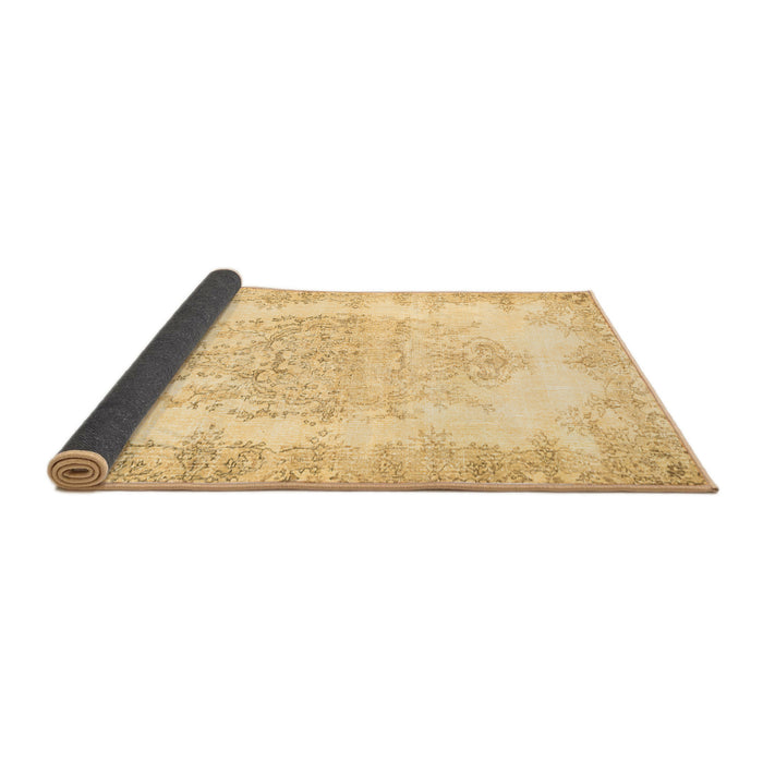 Sideview of Persian Brown Traditional Rug, tr338brn