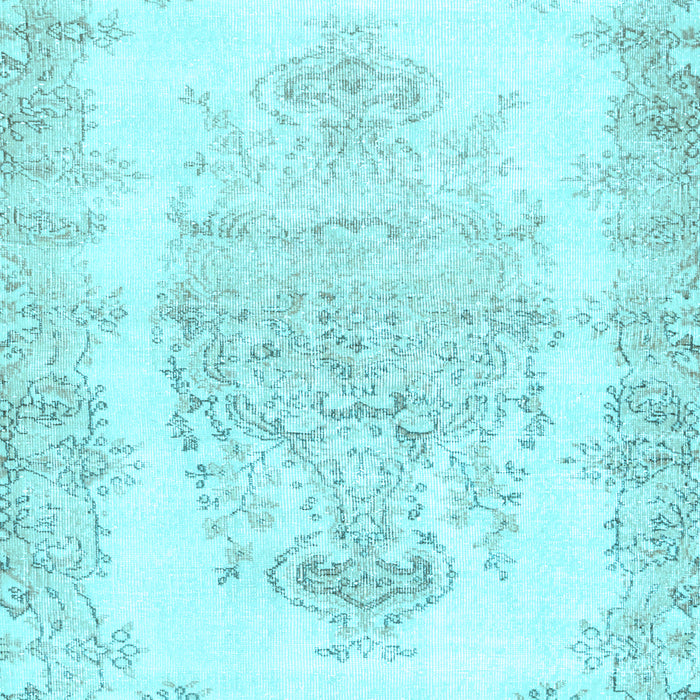 Machine Washable Persian Light Blue Traditional Rug, wshtr338lblu