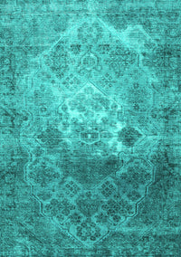 Persian Turquoise Traditional Rug, tr3390turq