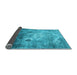 Sideview of Persian Light Blue Traditional Rug, tr3390lblu