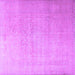 Square Persian Purple Traditional Rug, tr3391pur