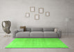 Machine Washable Persian Green Traditional Area Rugs in a Living Room,, wshtr3391grn