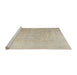 Sideview of Machine Washable Traditional Brown Rug, wshtr3392