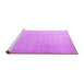 Sideview of Machine Washable Persian Purple Traditional Area Rugs, wshtr3392pur