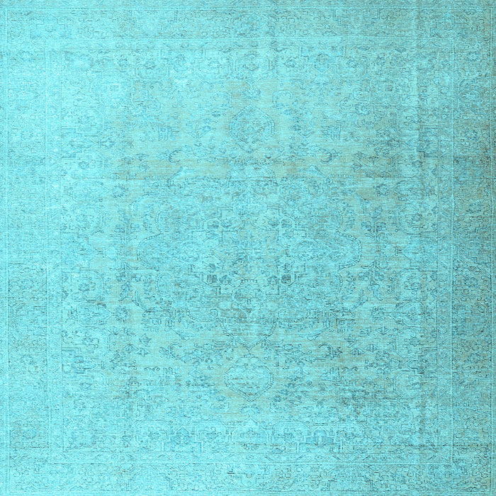 Square Persian Light Blue Traditional Rug, tr3392lblu