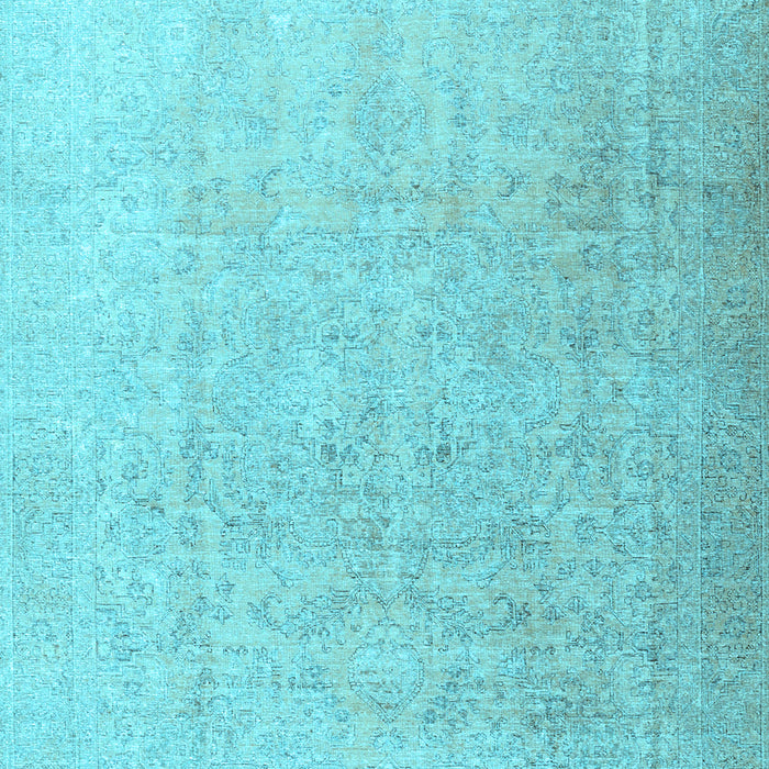 Machine Washable Persian Light Blue Traditional Rug, wshtr3392lblu