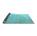 Sideview of Persian Light Blue Traditional Rug, tr3392lblu