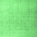 Square Persian Emerald Green Traditional Rug, tr3392emgrn