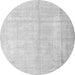 Machine Washable Persian Gray Traditional Rug, wshtr3393gry