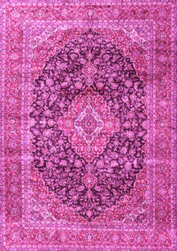 Medallion Pink Traditional Rug, tr3394pnk