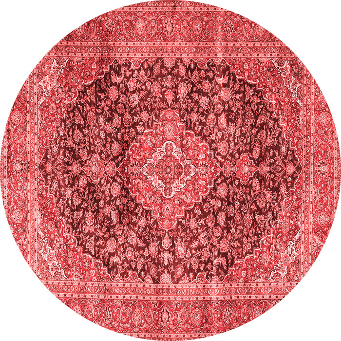 Medallion Red Traditional Rug, tr3394red