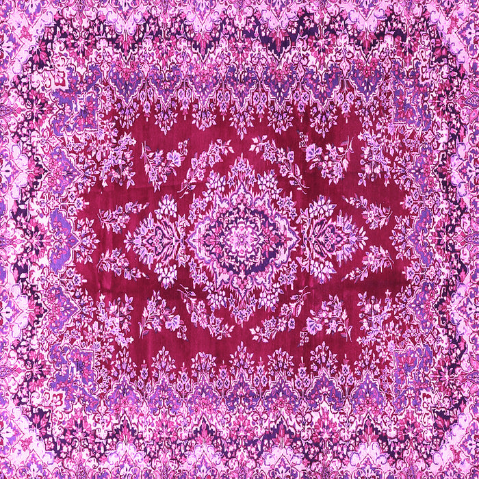 Square Medallion Pink Traditional Rug, tr3395pnk