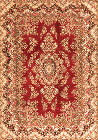 Medallion Orange Traditional Rug, tr3395org