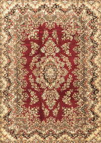 Medallion Brown Traditional Rug, tr3395brn