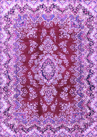 Medallion Purple Traditional Rug, tr3395pur