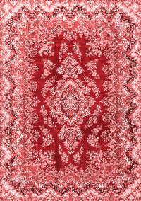 Medallion Red Traditional Rug, tr3395red