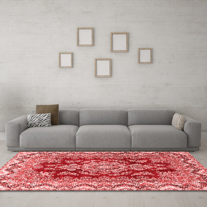 Traditional Red Washable Rugs